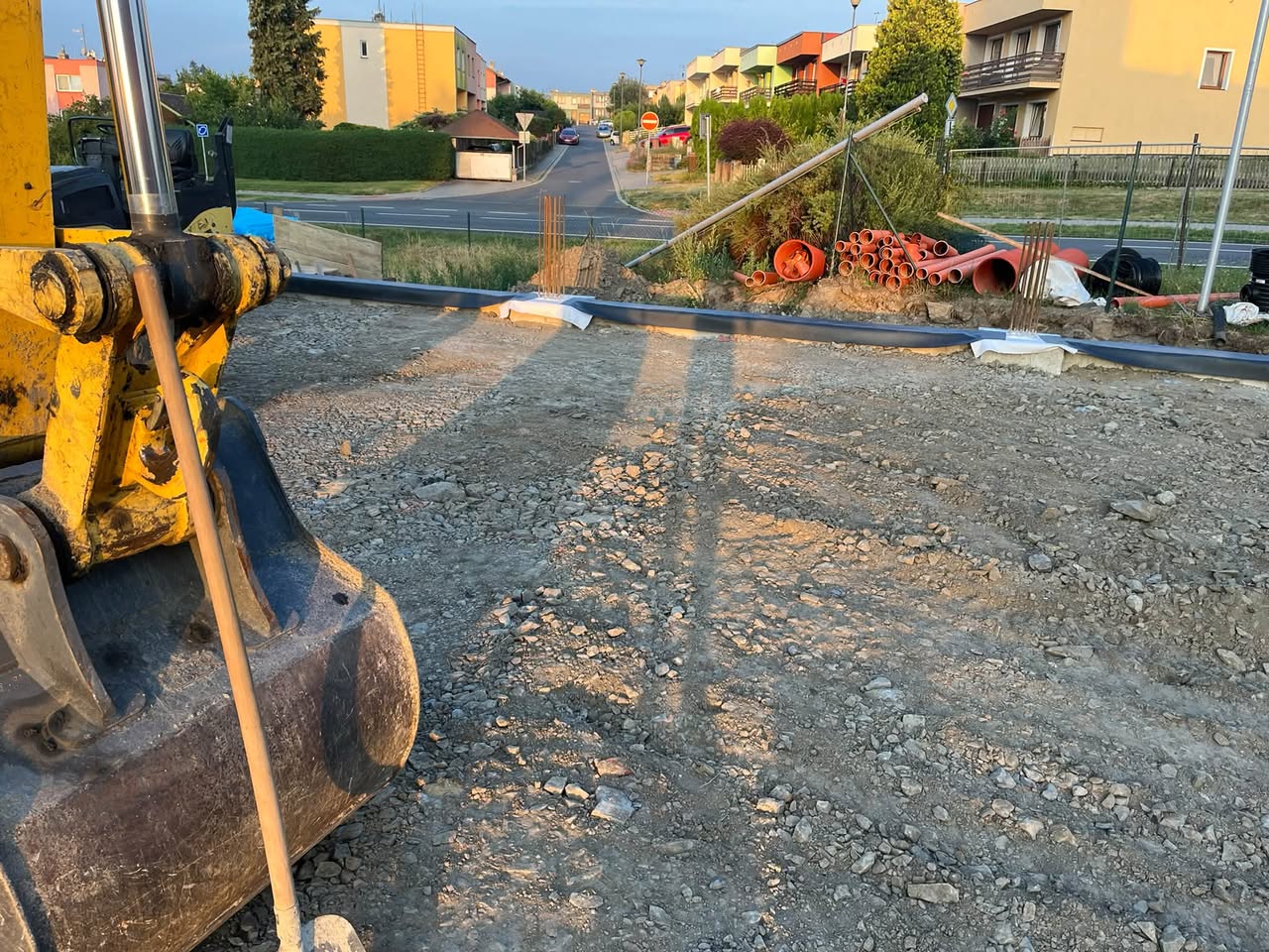 Příprava stavby a spodní izolace v Krnově
