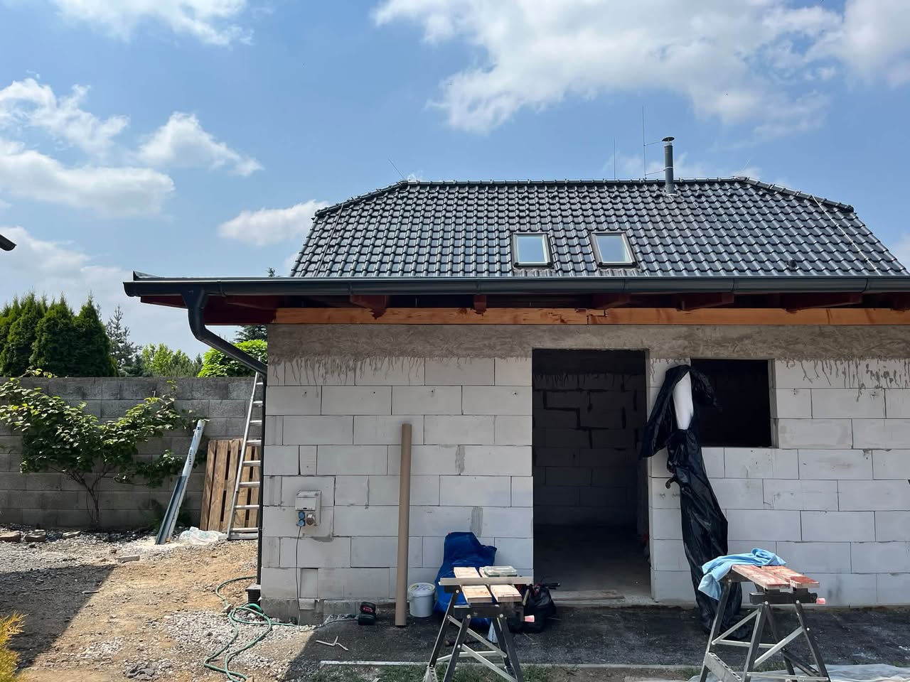 Střecha s PVC fólií v Kylešovicích